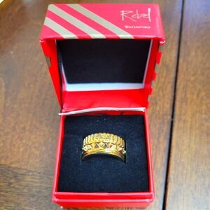Rebel by Waterford gold tone Ring